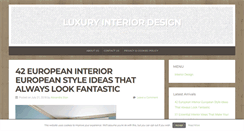 Desktop Screenshot of luxury-interior-design.com